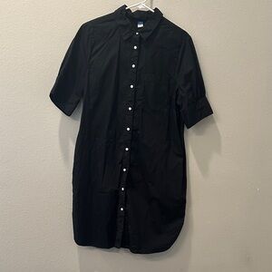 Old Navy Black Shirt Dresw